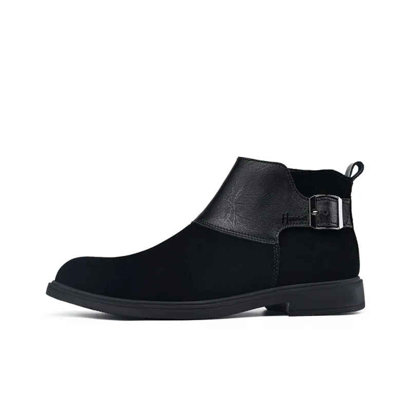 Extravagant Ankle Boots Men's Black-0