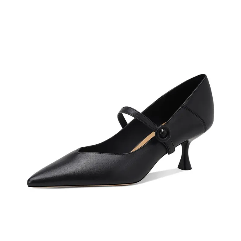 JESSICA SOPHIA Slim Heel High Heels 5.5cm Women's-6