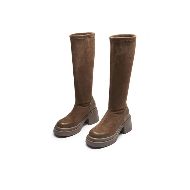 RED DRAGONFLY Knee high Boots 10CM Women's-9