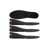 Black[2 Pack 3cm]Detachable Height Increase Insoles