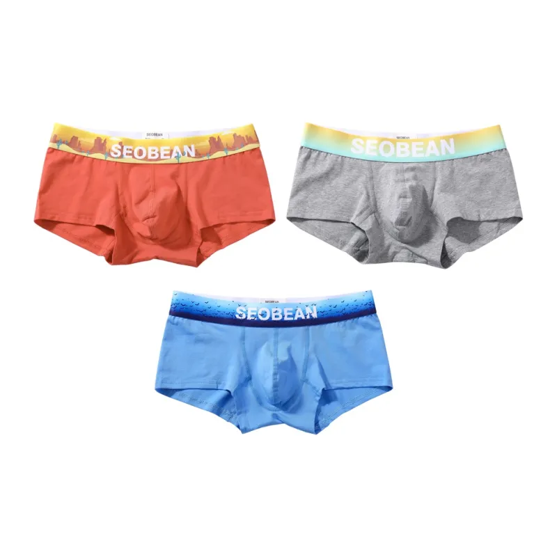 SEOBEAN Underpants Men's 3 Pack-5