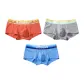 Light Heather Gray+Lake Blue+Orange