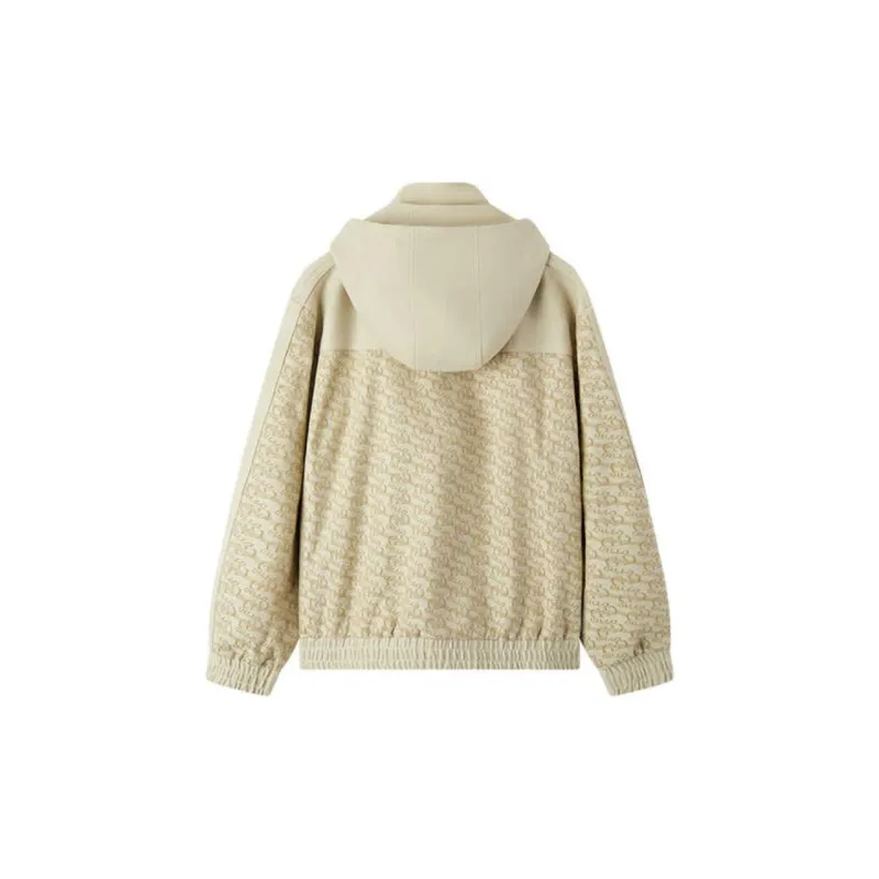 DILLO Denim Jacket Men's Beige Letter-1