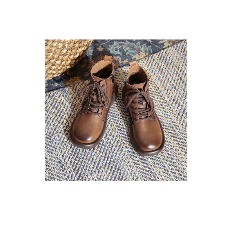 ZHR Ankle Boots Women's Black/Brown-12