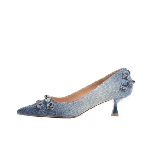 STEVE MADDEN Slim Heel High Heels 5cm Women's Blue