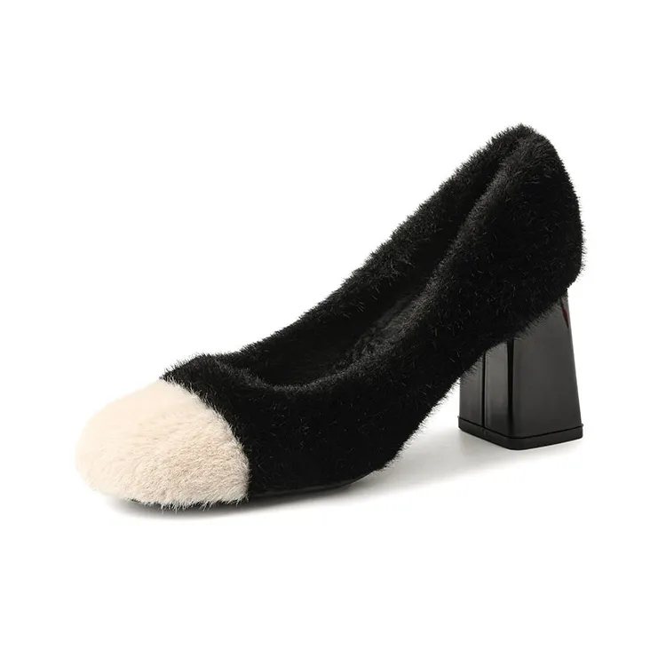 YAFEI XUANYU Chunky Heel High Heels Women's-7