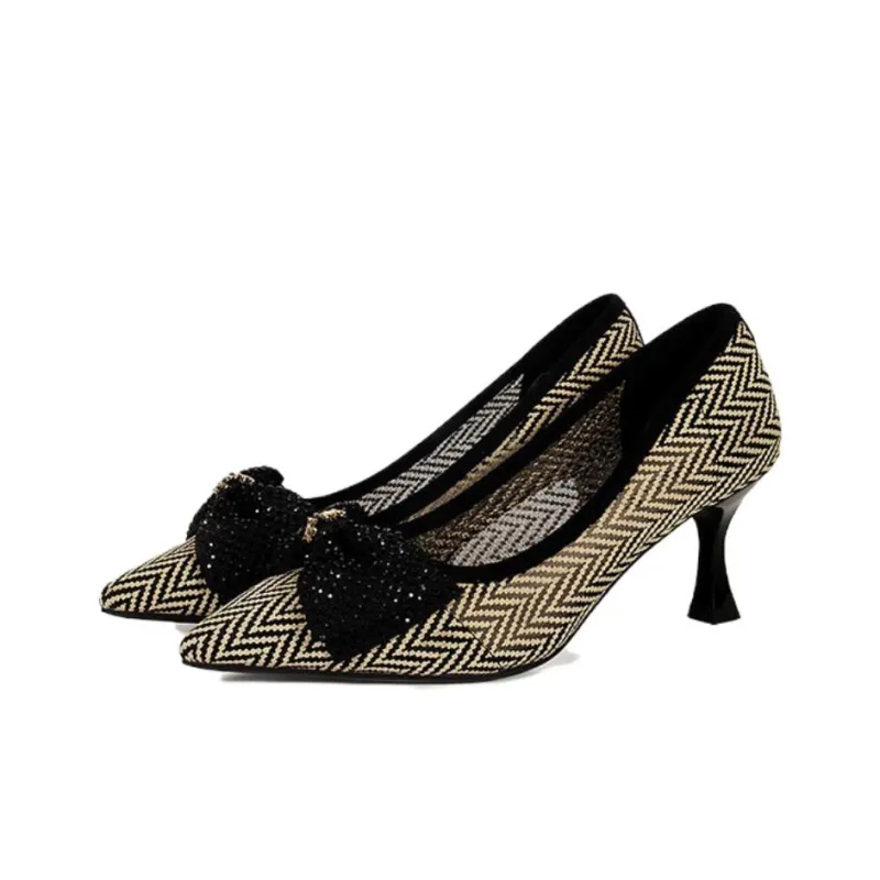 LESELE Slim Heel High Heels 6cm Women's-3