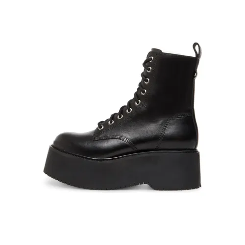 STEVE MADDEN Martin Boots Women's Black