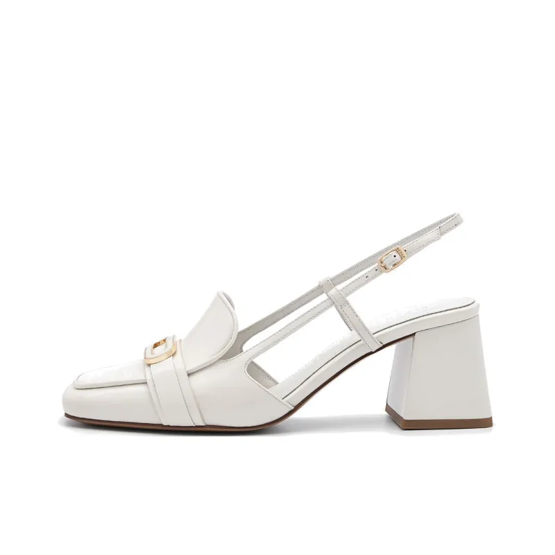 PEDRO Chunky Heel High Heels 6cm Women's-5