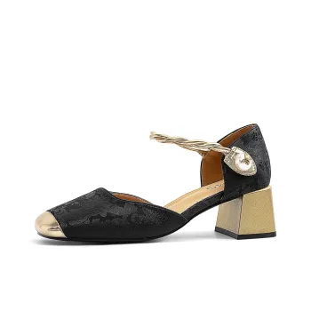 OMS Chunky Heel High Heels Women's