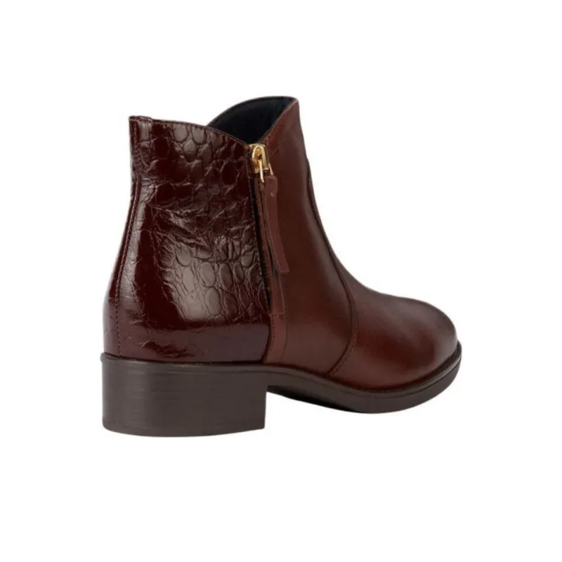 GEOX Felicity Ankle Boots 3.5cm Women's Brown-5