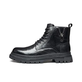 HARSON Martin Boots Men Black