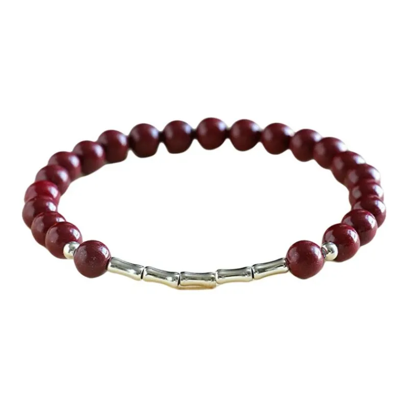 Baozhi Reconstructed Cinnabar Bracelets Unisex-0