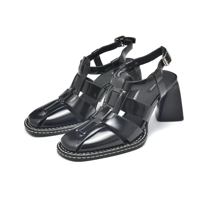 MOONIIEE Irregular Heel High Heels 8cm Women's-1