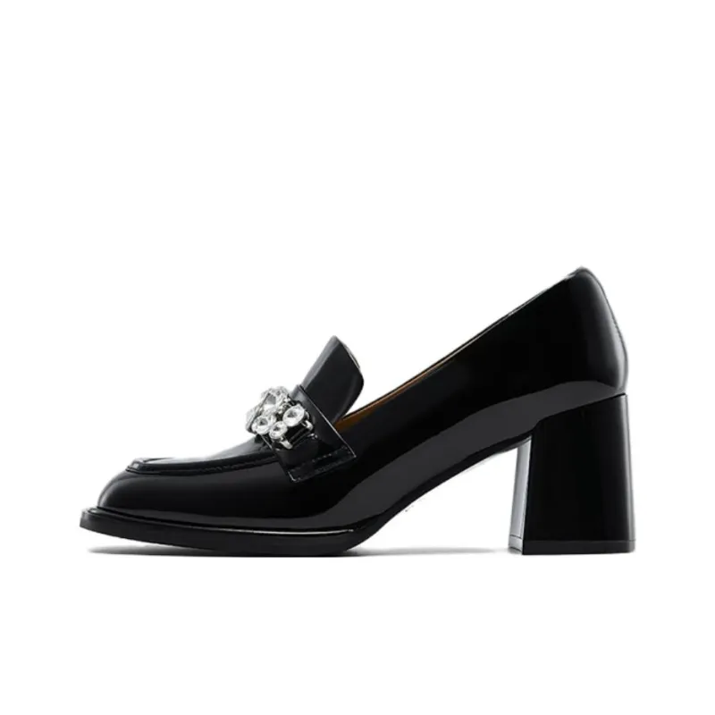 NINE WEST Chunky Heel High Heels 7cm Women's-0