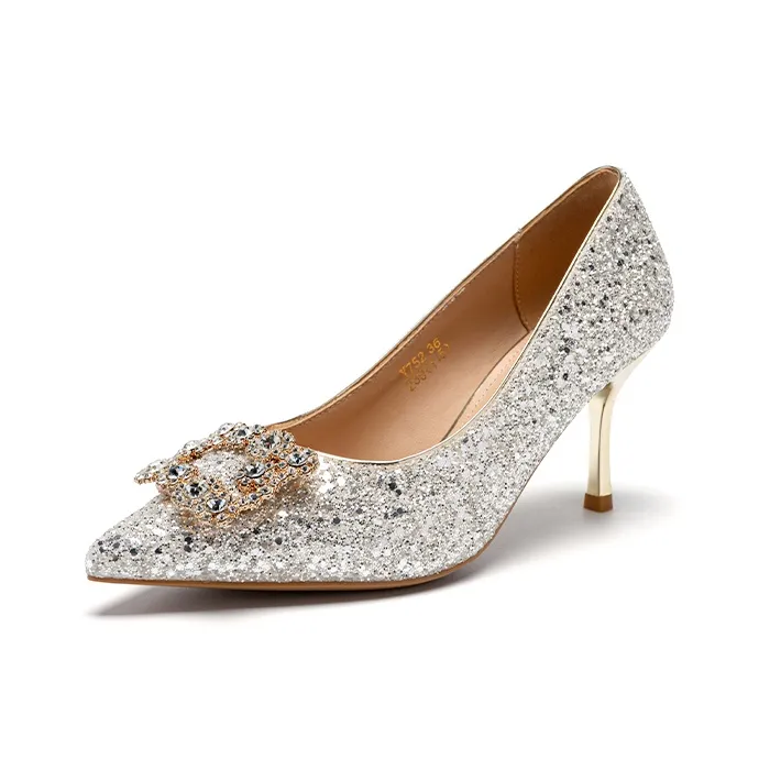 ZHR Meteor Shower Series Slim Heel High Heels 7cm Women's-109