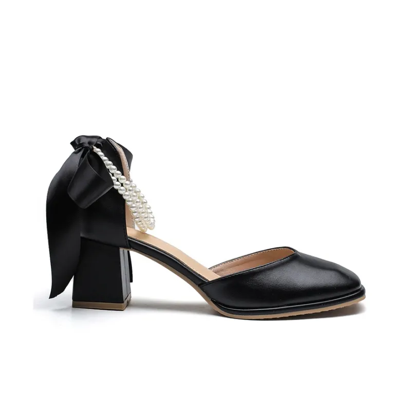 KATHRYN WILSON Block Heel High Heels 6.0cm Women's-7