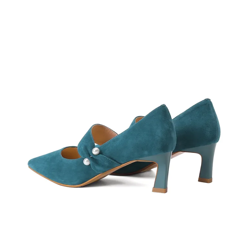 VEDULLAR Slim Heel High Heels 5.5cm Women's-14