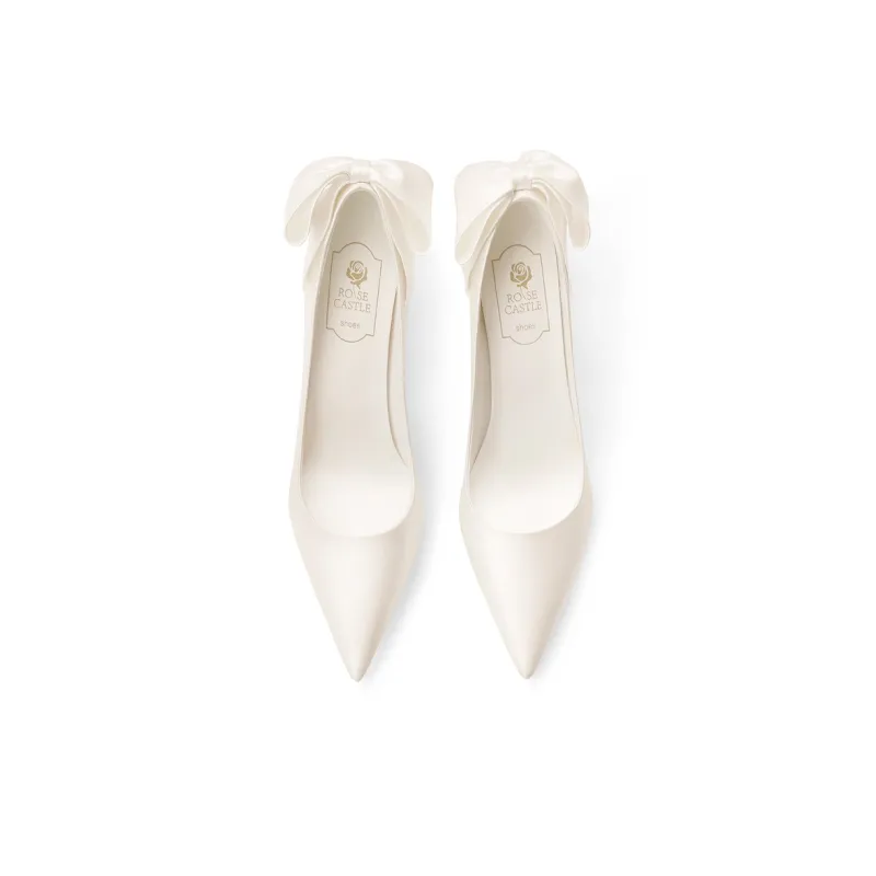 ROSE CASTLE High Heels Women's White-3