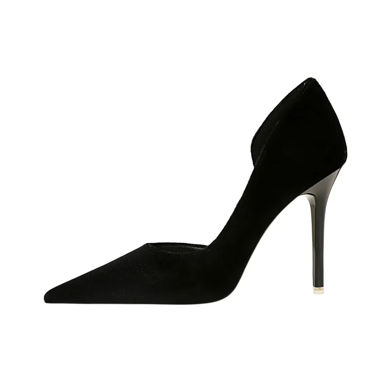 QITUMAUL Slim Heel High Heels 10.5cm Women's-0