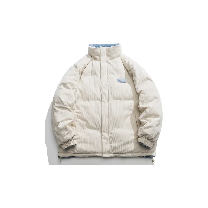 Warrior Feather Collection Open Ended Smile Collection Puffer Jacket Unisex-3