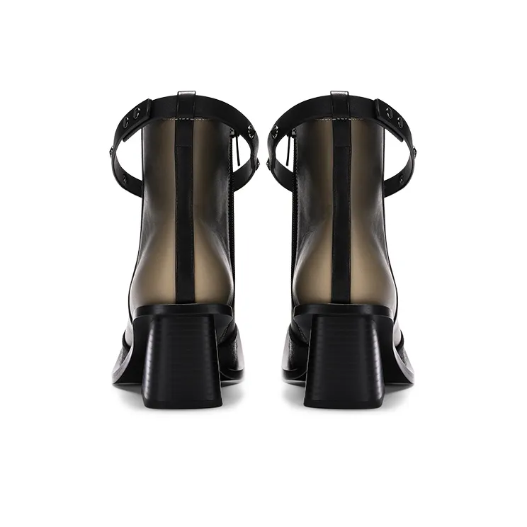 Lost In Echo Ankle Boots 6.2cm Women's Black-3