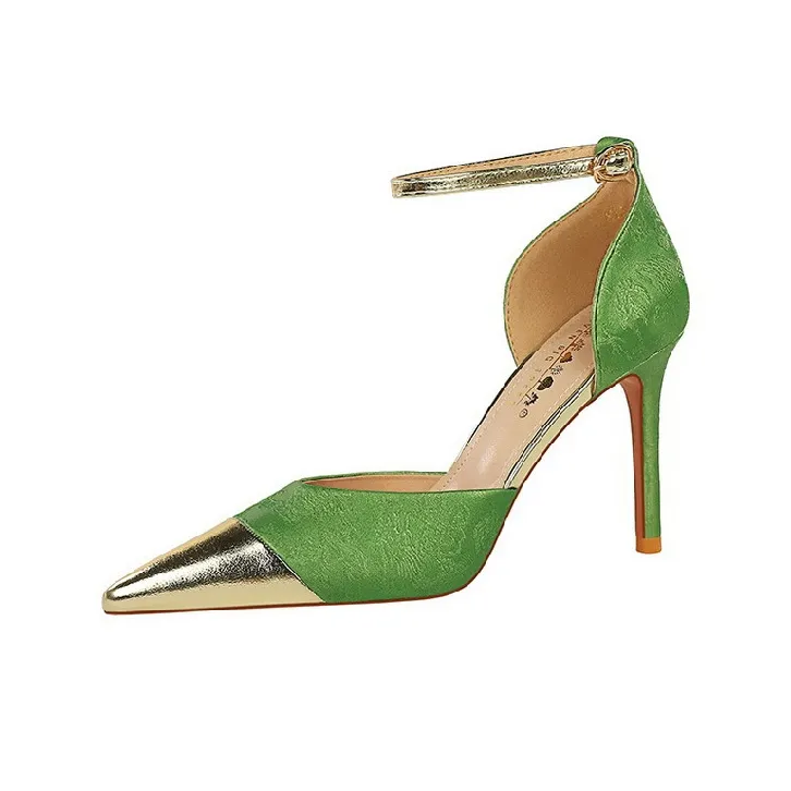 BIGTREE Slim Heel High Heels Women's-4