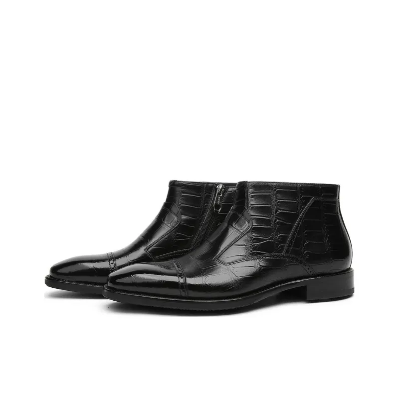 CROWN Chelsea Boots Men's Black-2