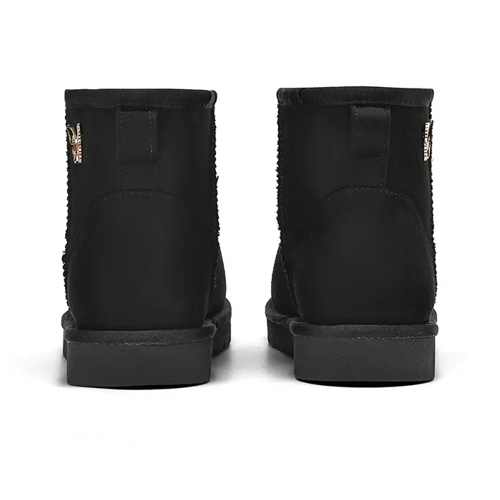 HLA Snow Boots Women's Black/Gray/Camel-3