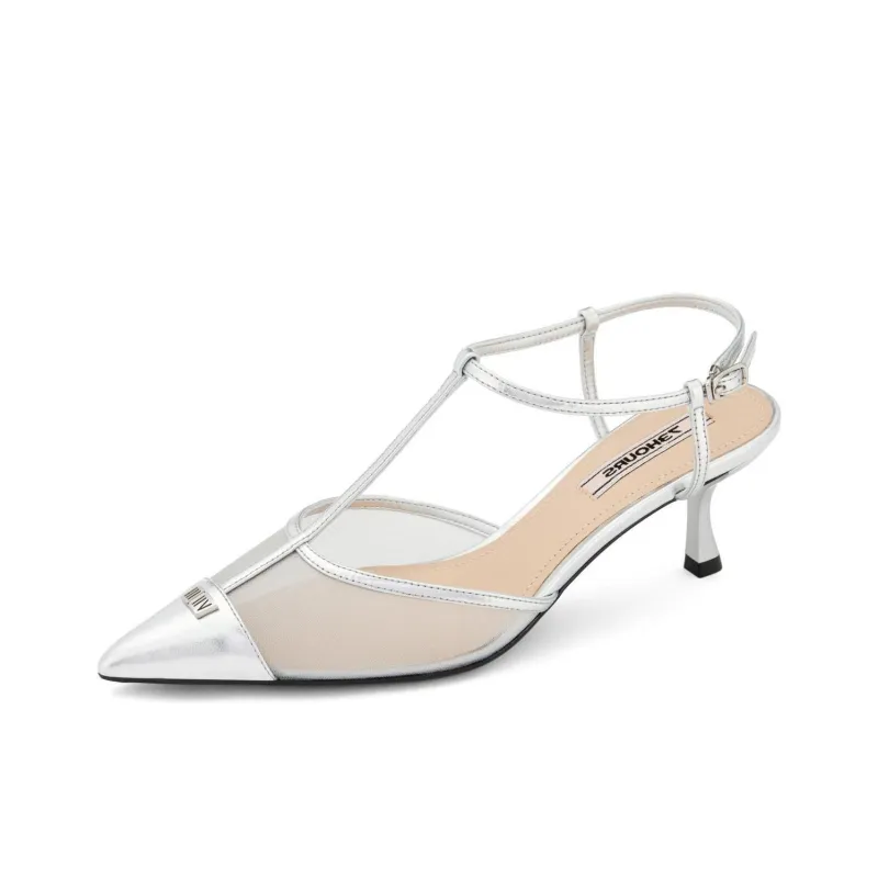 73Hours Skirt Hem Style High Heels Women's-11