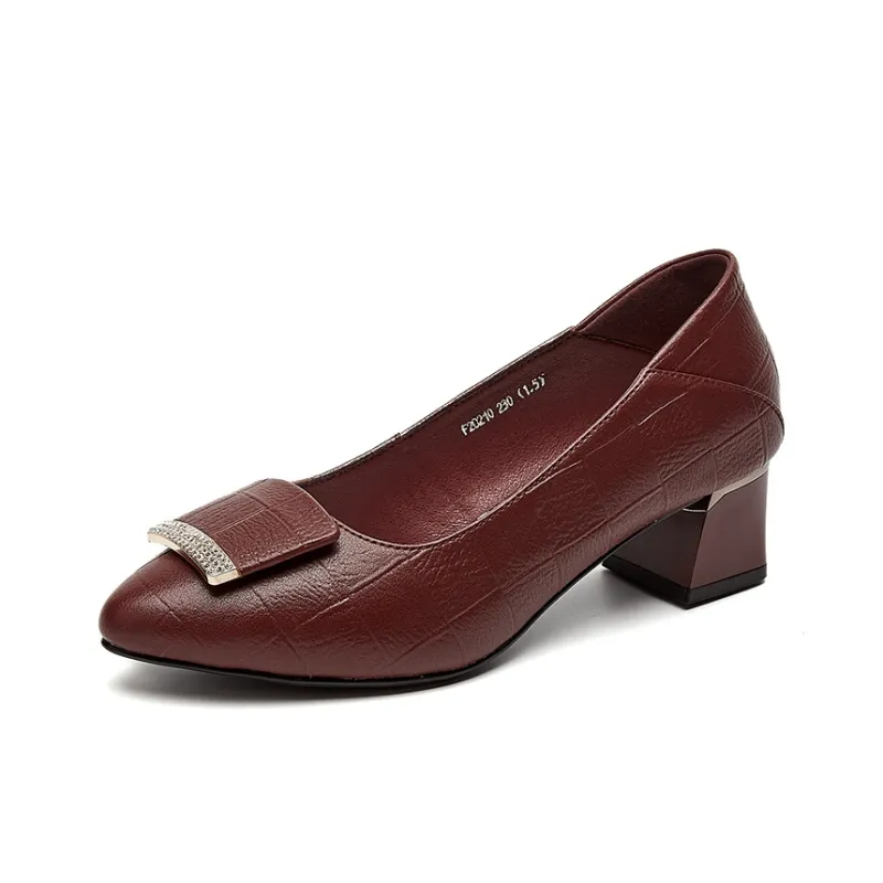 Rich birds High Heels Women's Black/Burgundy-6