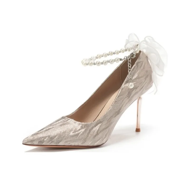 HKCP Slim Heel High Heels 8.5cm Women's-4