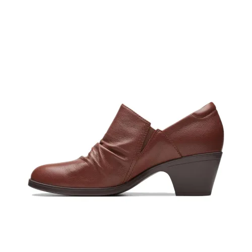 Clarks Block Heel High Heels Women's Brown