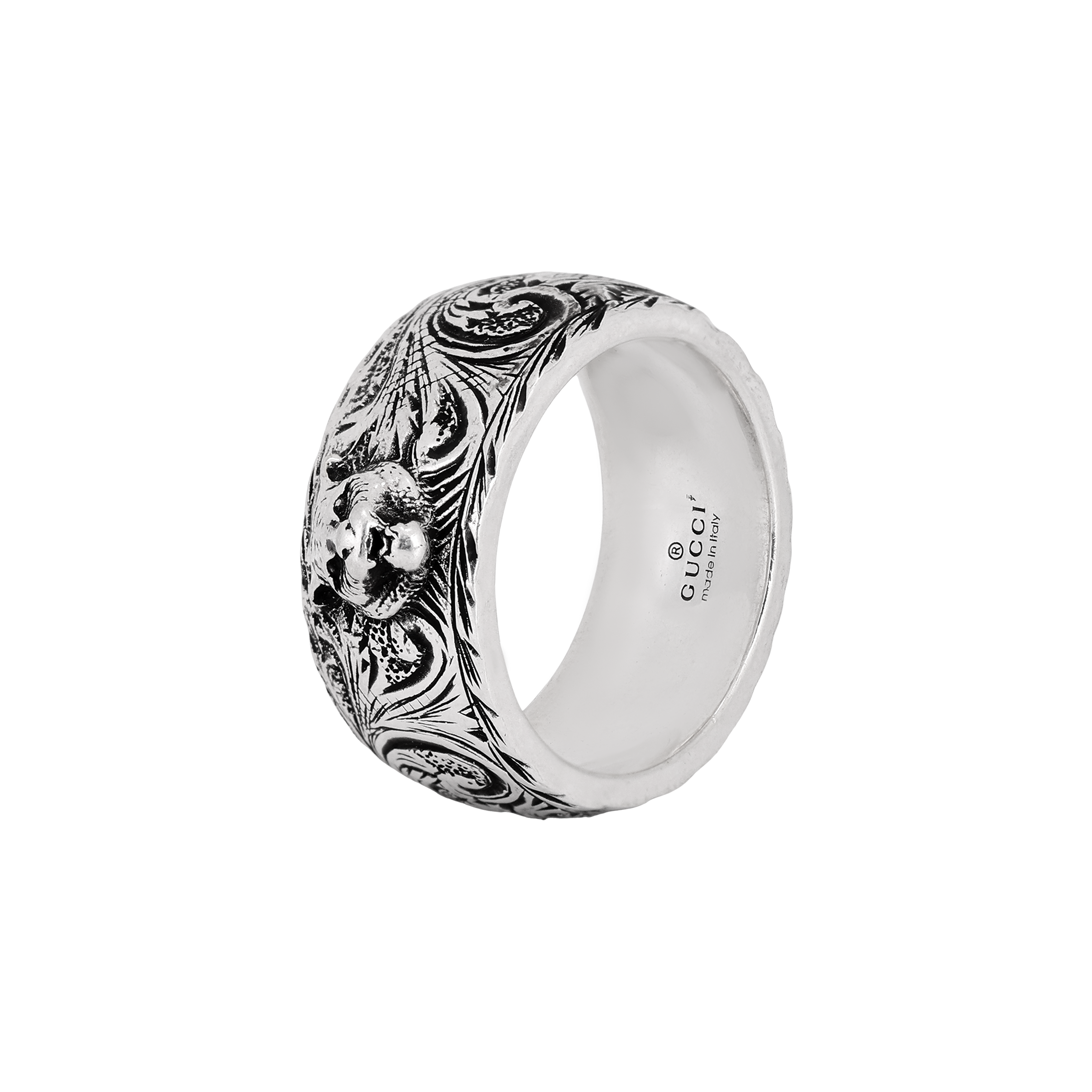 GUCCI 925 Sterling Silver Rings Men's Silver - Gucci staked its claim early  - Cheap Rcj Jordan Outlet