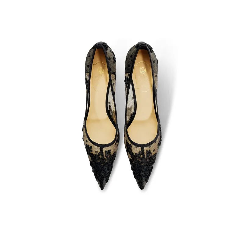 ROSE CASTLE High Heels Women's Black-3
