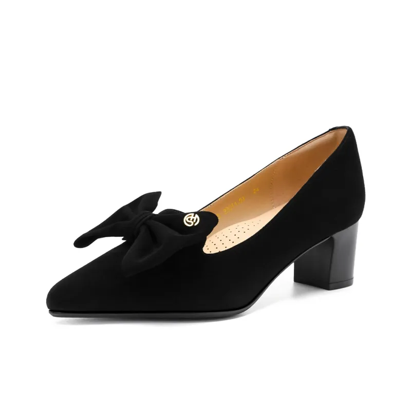 HARSON Chunky Heel High Heels 5.5cm Women's-1