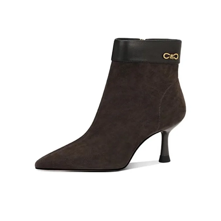 JESSICA SOPHIA Ankle Boots 6.5cm Women's Black-2