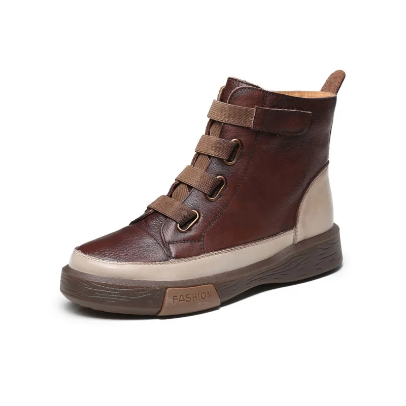 Devanro Ankle Boots Women's Khaki-7