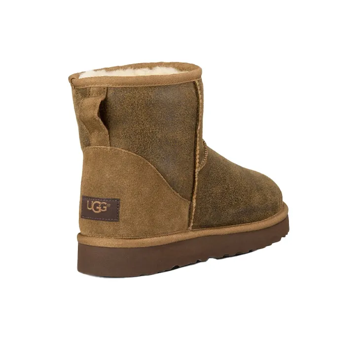 UGG Classic Mini Bomber Fleece Lined Brown-3