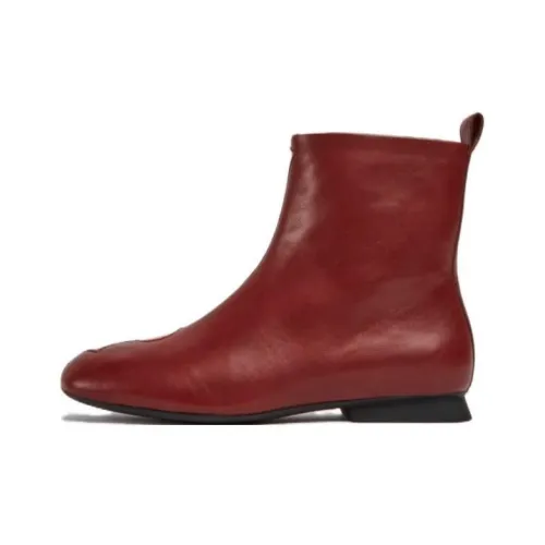 CAMPER Twins Ankle Boots Women's Red