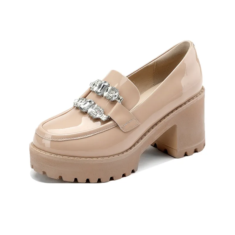 Mulinsen High Heels 8cm Women's Nude-0