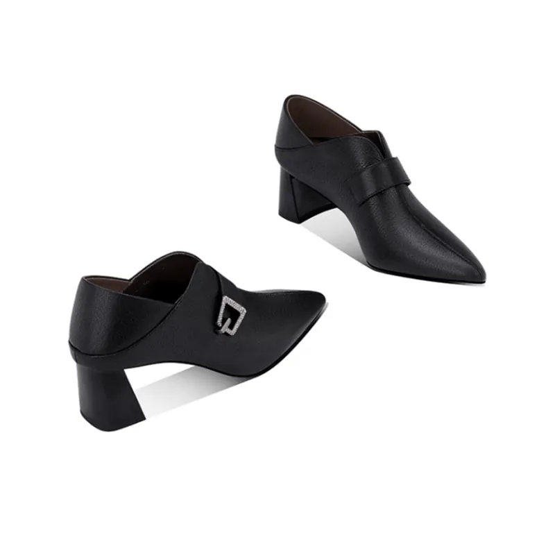 JESSICA SOPHIA Chunky Heel High Heels 5.5cm Women's-1