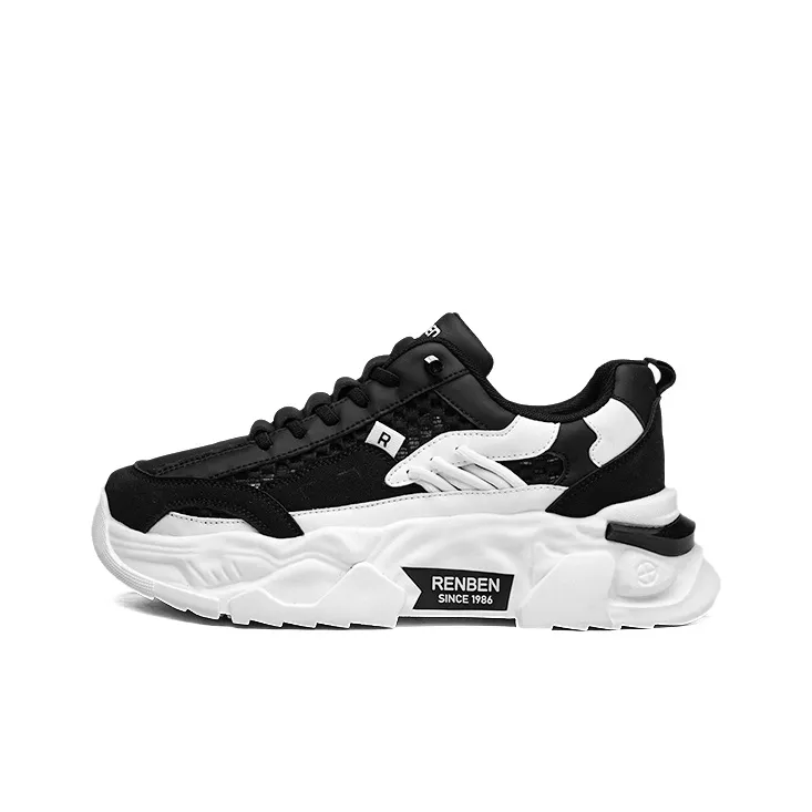 RENBEN Breathable Anti-Slip And Wear-Resistant Low-Top Chunky Sneakers Unisex-14