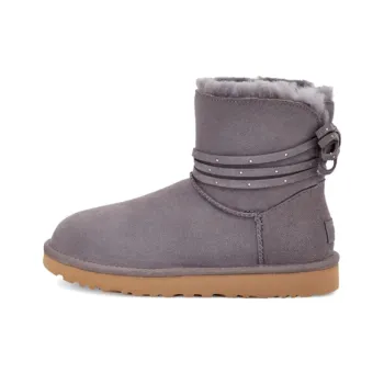 UGG Mini Bailey Bling Bow 'Grey' Women's
