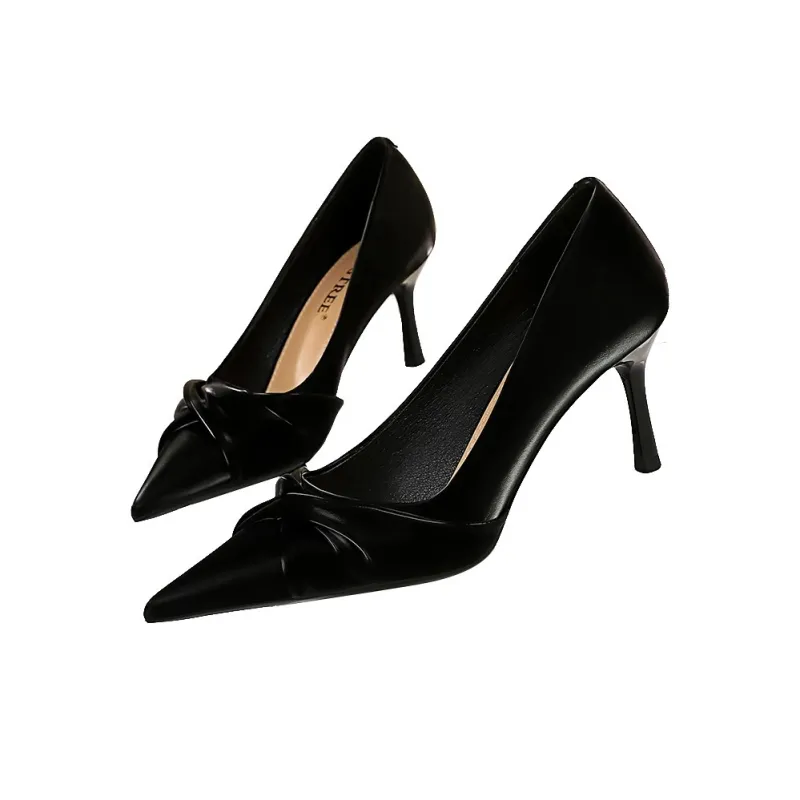 QITUMAUL Slim Heel High Heels Women's-2
