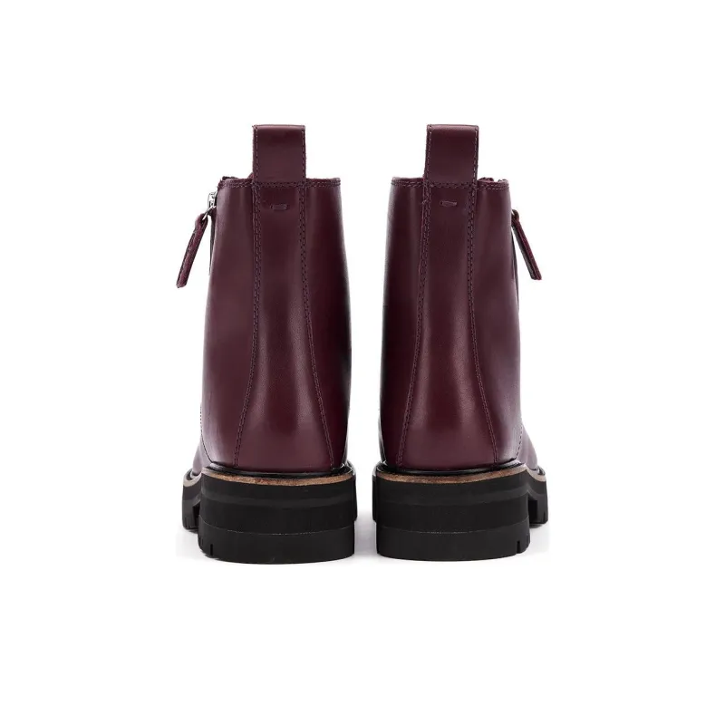 Clarks Short Martin Boot Women's Burgundy-3