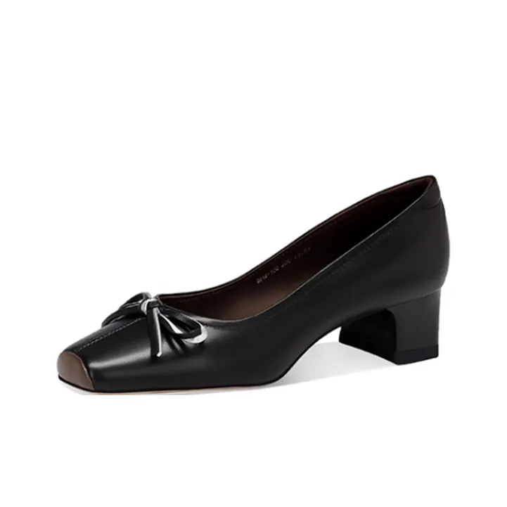 JESSICA SOPHIA Chunky Heel High Heels 3.5cm Women's-0