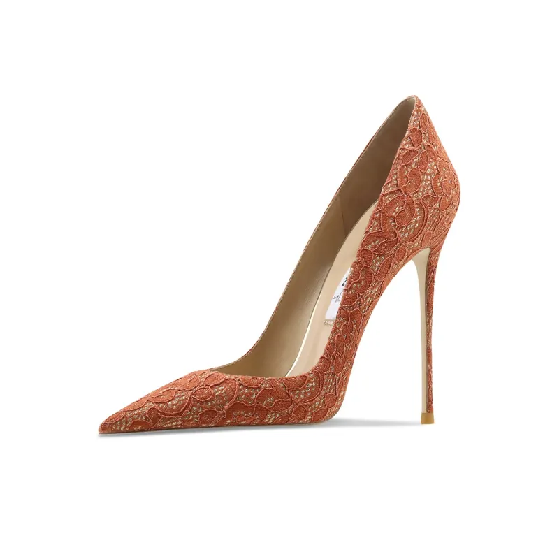 Ganxiaojie Slim Heel High Heels Women's-0
