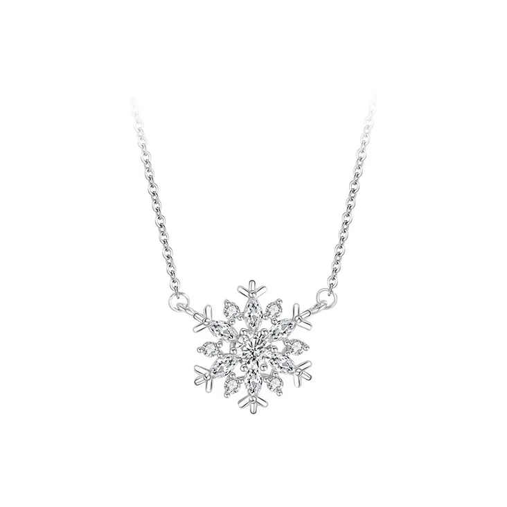 ZOKS S925 Silver Necklaces Women's-0