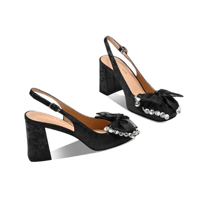 Princess & Isabel Chunky Heel High Heels Women's-6